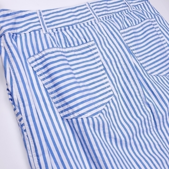 New Talbots Petites Blue Gingham Stripe Skirt 2p - Picture 6 of 9